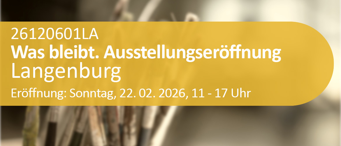 Was bleibt. Ausstellungseröffnung