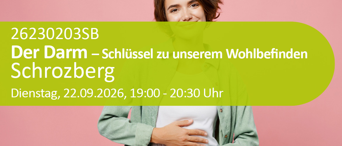 Der Darm Schlüssel zu unserem Wohlbefinden Vortragsreihe zur Darmgesundheit