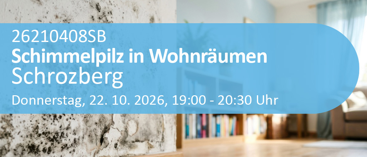Schimmelpilz in Wohnräumen