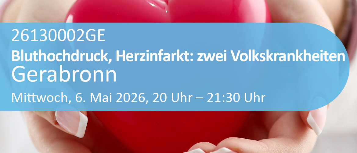 Bluthochdruck und Herzinfarkt: zwei Volkskrankheiten