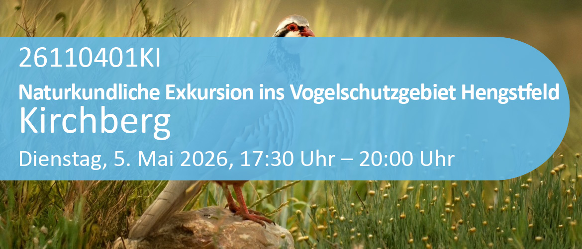 Naturkundliche Exkursion ins Vogelschutzgebiet Hengstfeld