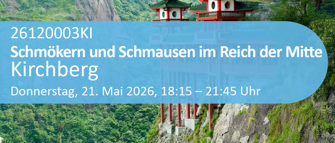 Schmökern und Schmausen - Literatur trifft Kulinarik aus dem Reich der Mitte