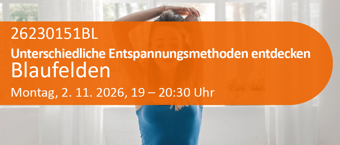 Unterschiedliche Entspannungsmethoden entdecken